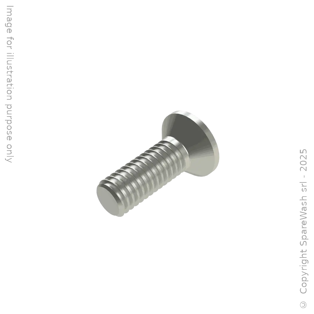 [90401183] TORNILLO DE CABEZA AVELLANADA CON HUECO HEXAGONAL M6X18 GALVANIZADO 10.9