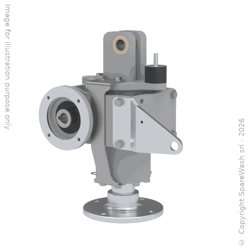 WORM GEARBOX CHIARAVALLI CH 06 I:12 P80B14 CUSTOM MADE SHAFT