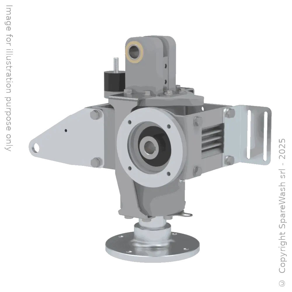 [20101497] WORM GEARBOX CHIARAVALLI CH 06 I:12 P80B14 CUSTOM MADE SHAFT