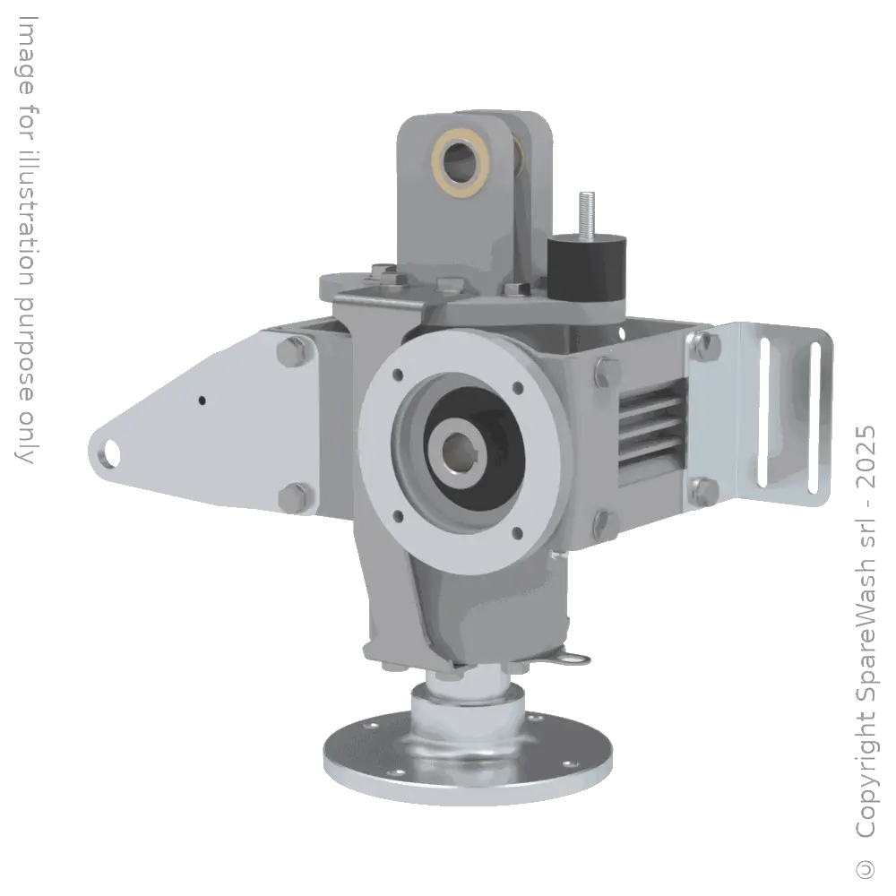 [20101510] WORM GEARBOX CHIARAVALLI CH 06 I:12 P80B14 CUSTOM MADE SHAFT