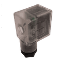 CONNETTORE RETTANGOLARE PER BOBINA CON LED 24V