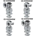 [20101558] WORM GEARBOX CHIARAVALLI CH 05 I:14 P80B14 CUSTOM MADE SHAFT