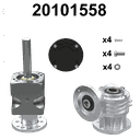 WORM GEARBOX CHIARAVALLI CH 05 I:14 P80B14 CUSTOM MADE SHAFT