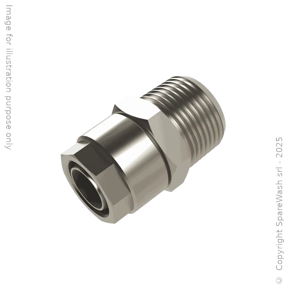 RACCORDO CALZAMENTO DIRITTO G1/2 TUBO 12,5/15