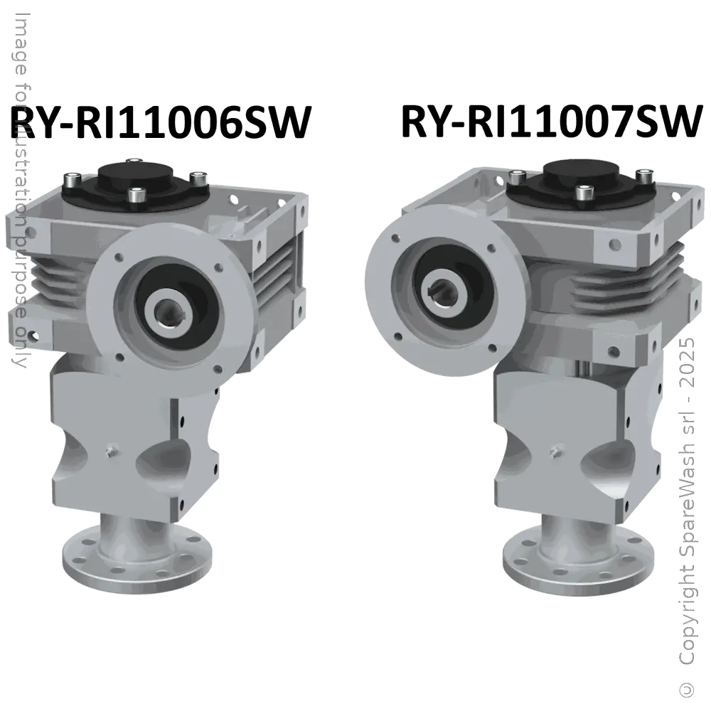 [20101565] WORM GEARBOX CHIARAVALLI CH 06 I:12 P80B14 CUSTOM MADE SHAFT