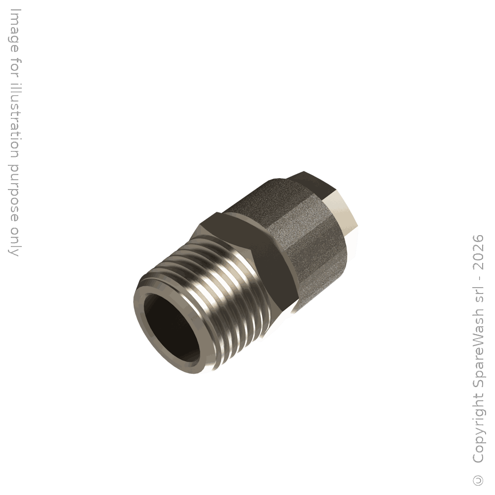 [70500882] RACCORDO CALZAMENTO DIRITTO G3/8 TUBO 8/10