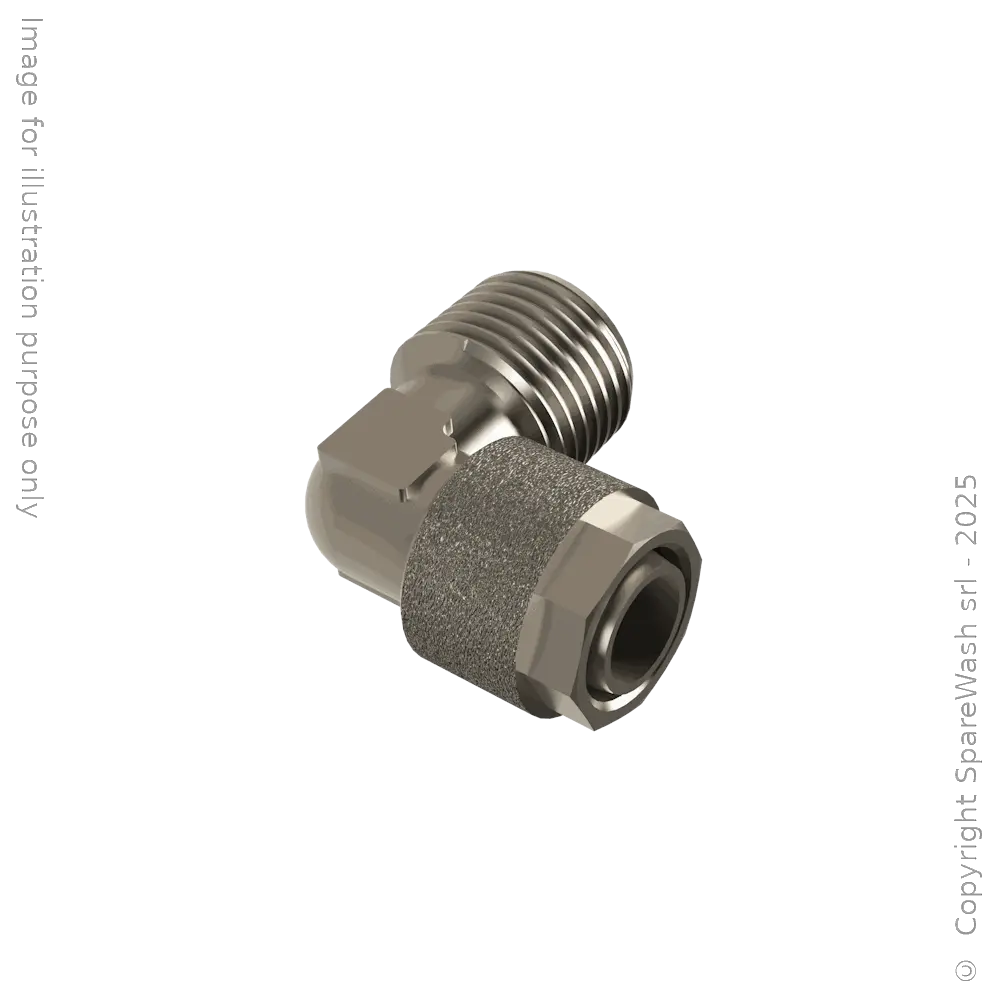 RACCORDO CALZAMENTO 90° G3/8 TUBO 8/10