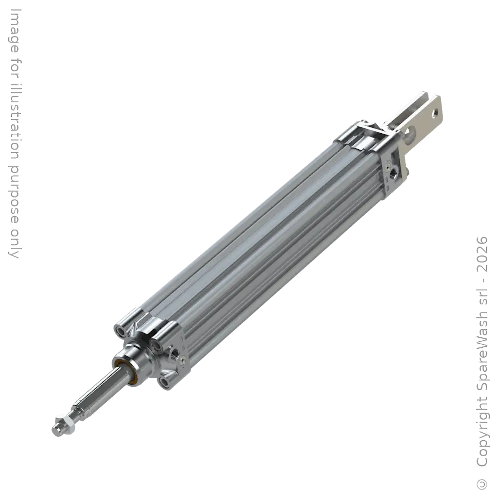 CILINDRO PNEUMATICO A DISEGNO D50X290 STELO MASCHIO M12