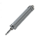 CILINDRO PNEUMATICO A DISEGNO D50X290 STELO MASCHIO M12