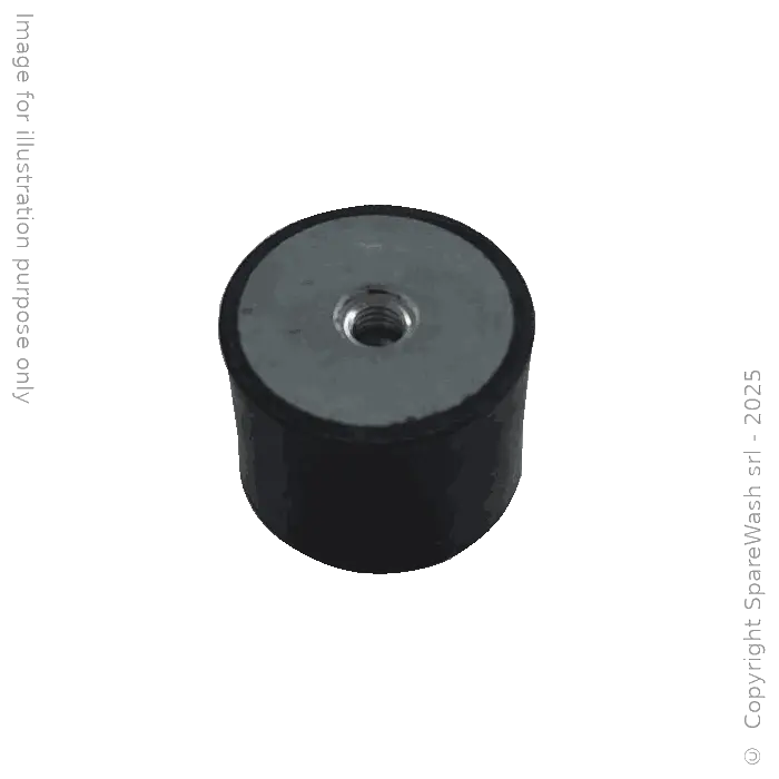 CYLINDRICAL BUFFER D40X30 THREAD M8X8