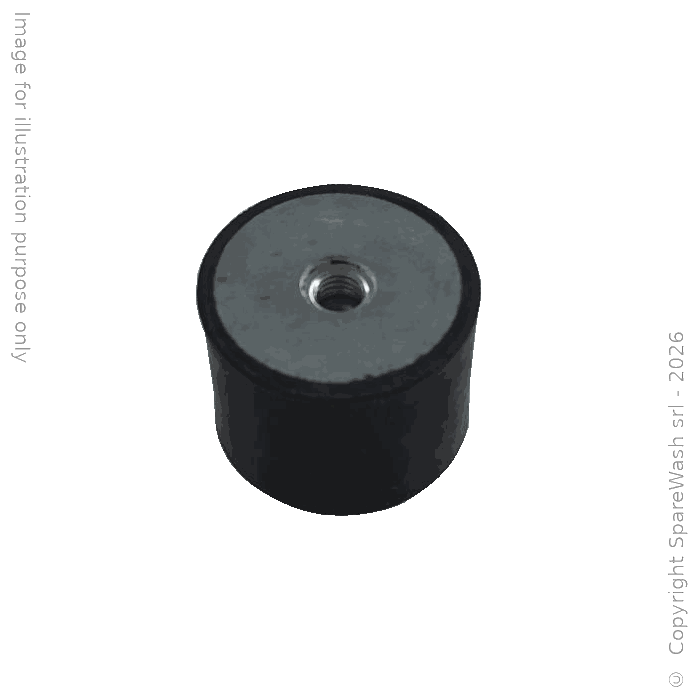 TAMPONE CILINDRICO D40X30 FILETTO M8X8