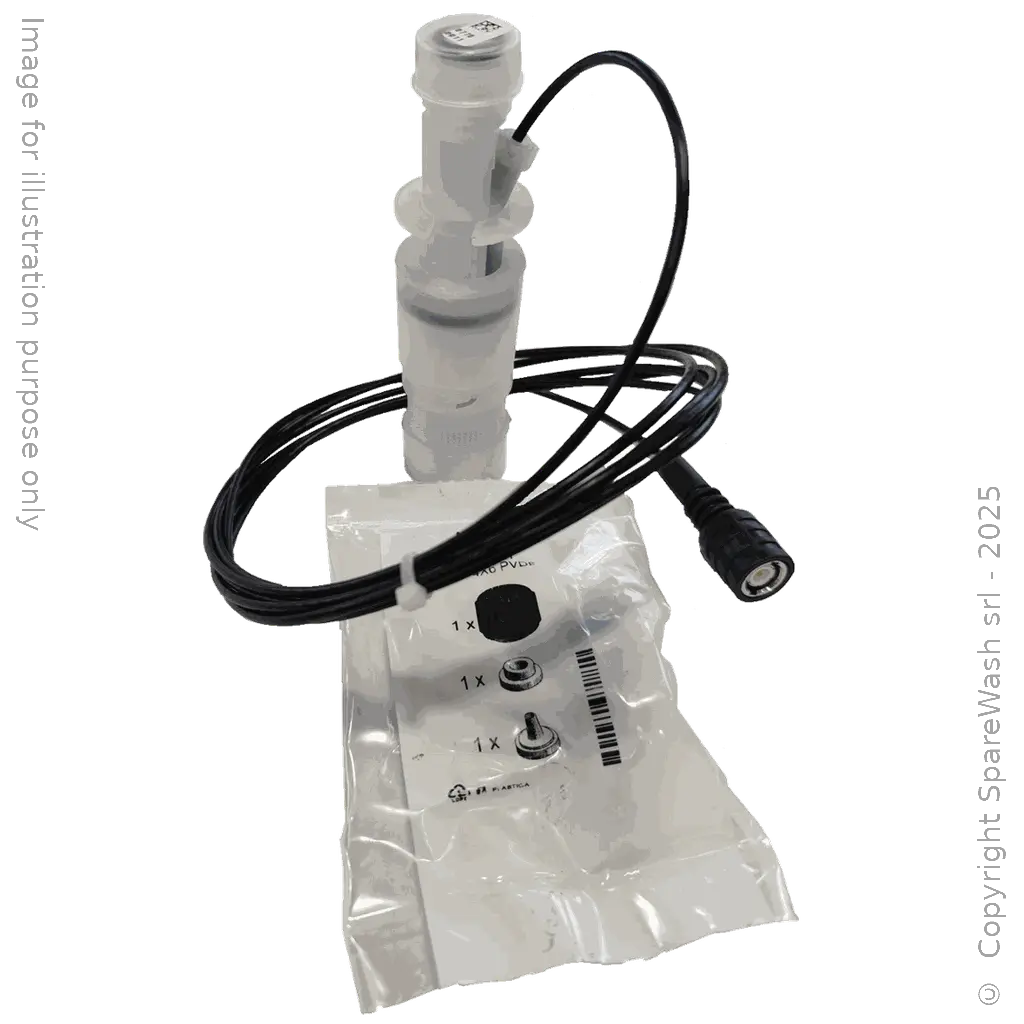 [40300603] BOTTOM VALVE WITH PROBE HOSE 4/6 EPDM