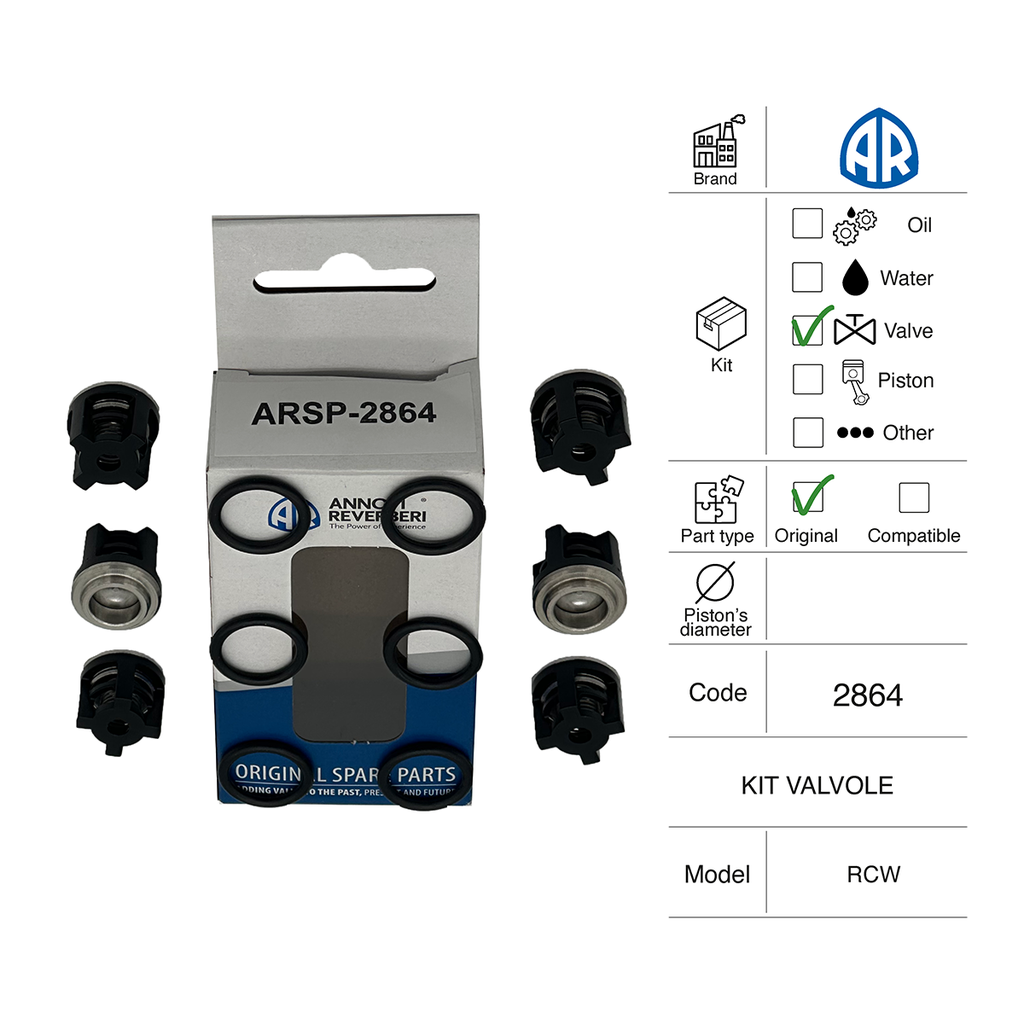 PUMPENVENTIL-SATZ ANNOVI REVERBERI [KIT 2864]