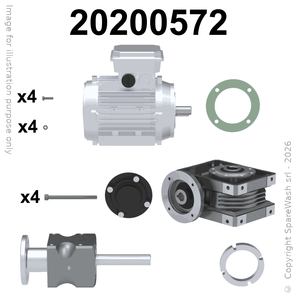 MOTORIDUTTORE 1,1KW I:12 116RPM 230-400V 50HZ