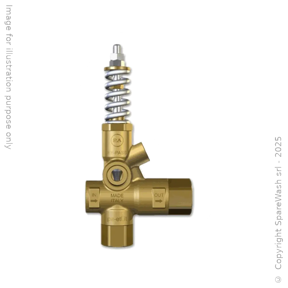[61100084] VALVOLA BY-PASS 180BAR 80L/M G1/2 VB 85/180