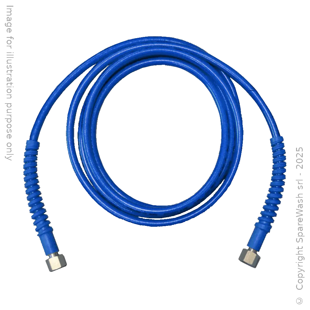[60600073] TUBO HP ANTIMACCHIA G3/8F - G3/8F L6000 BLU