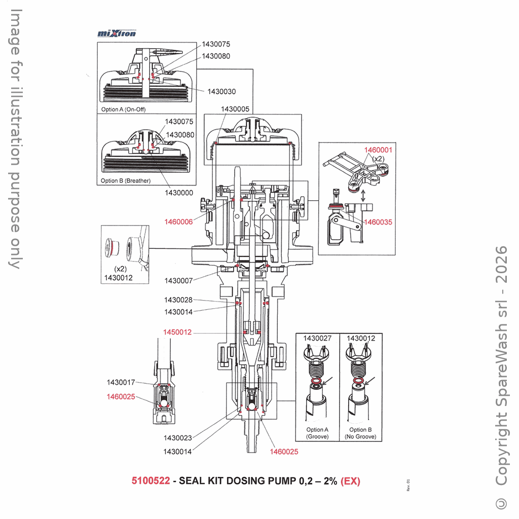 KIT GUARNIZIONI 0,2-2% VITON EXTREME 