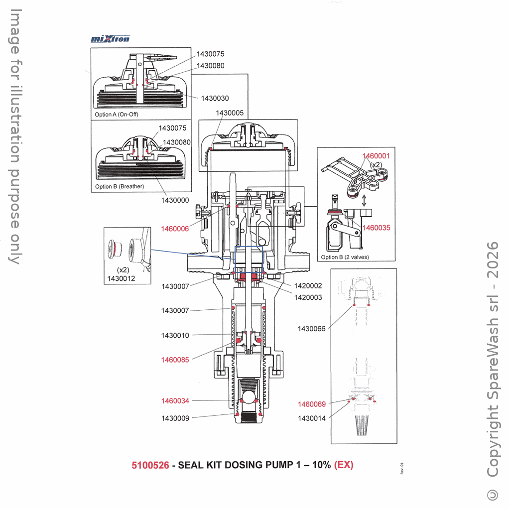 [40400099] SEAL KIT 1-10% VITON EXTREME