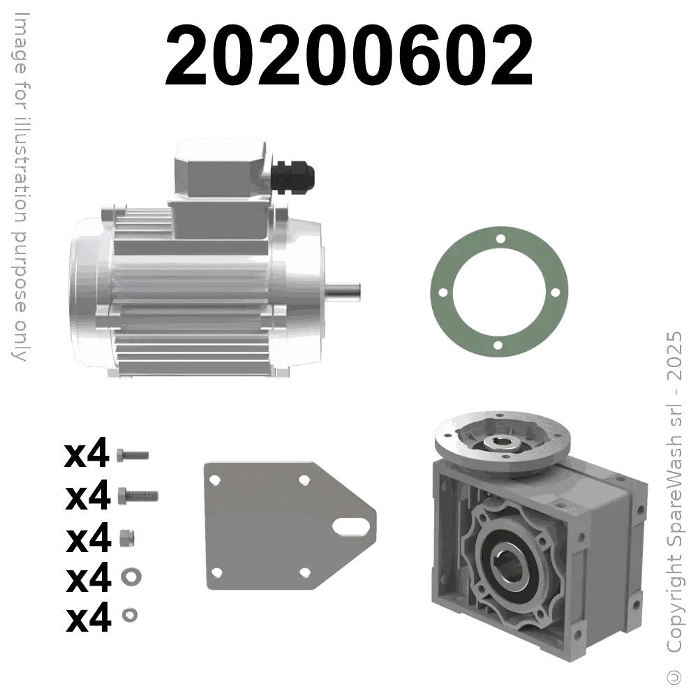 FAHR-GETRIEBEMOTOR 0,37KW 47RPM