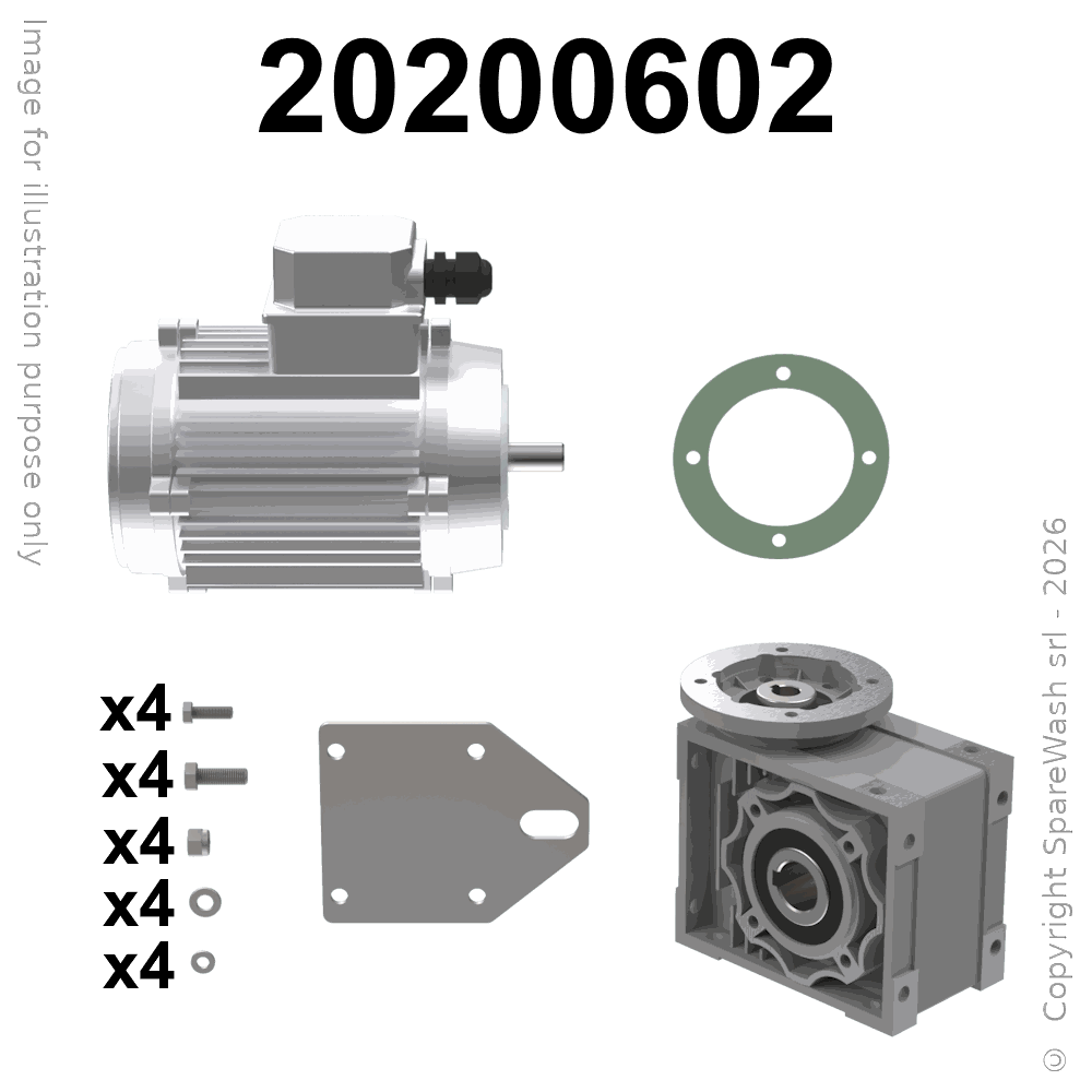 GEARMOTOR 0,37KW I:30 47RPM 230-400V 50HZ