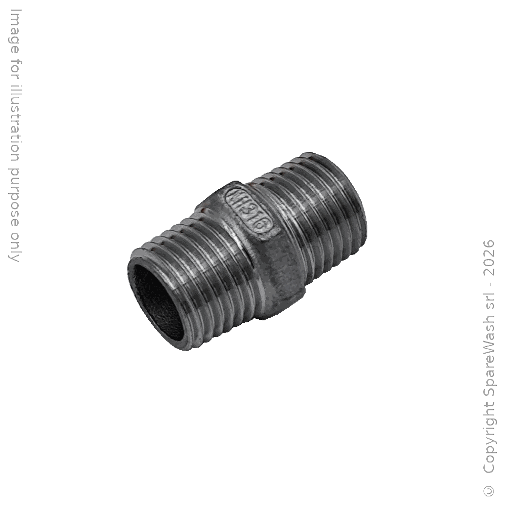 CONECTOR CÓNICO G1/4 ACERO INOXIDABLE