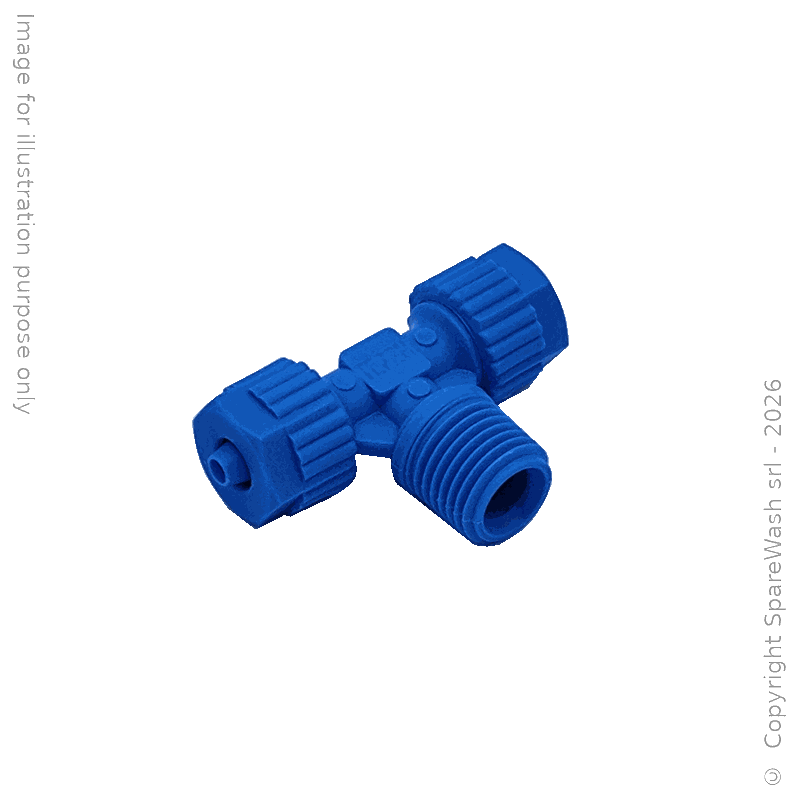 [70500967] FITTING T G1/4 HOSE D6 PP