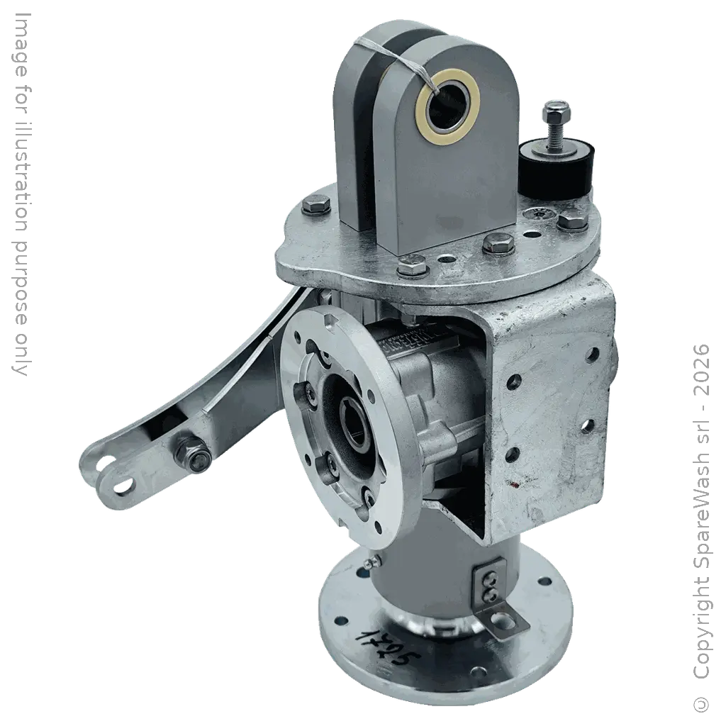 WORM GEARBOX TRANSTECNO CWT 050 I:12 P80B14 CUSTOM MADE SHAFT