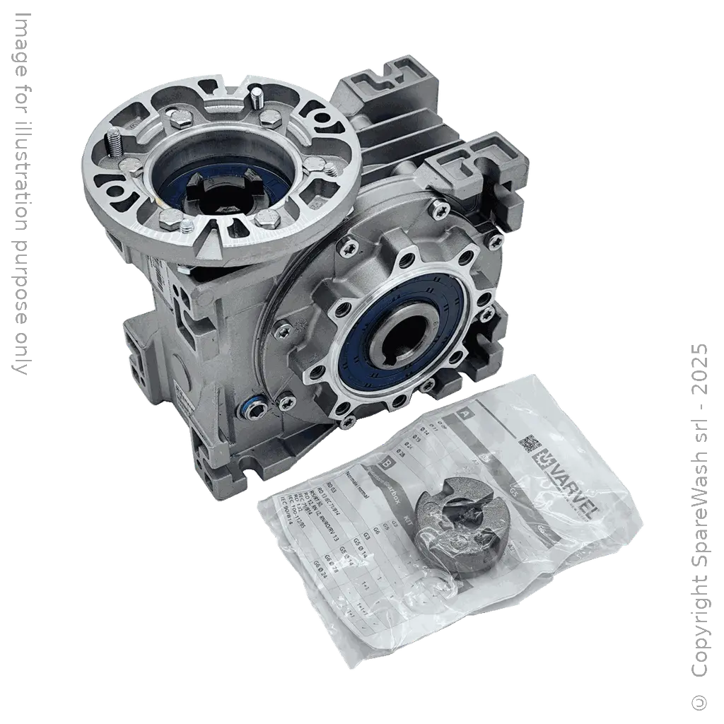 WORM GEARBOX VARVEL FRT 60 I:10 P80B14 HOLLOW SHAFT D25