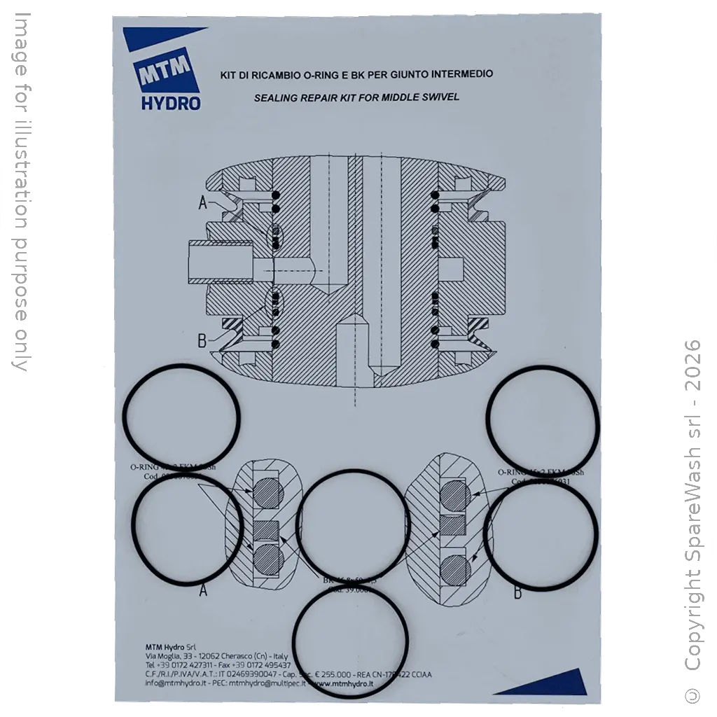  KIT JOINTS POUR BRAS DE LAVAGE