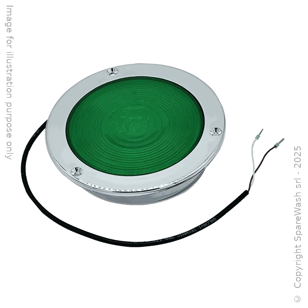 LED TRAFFIC LIGHT D112 GREEN 24VDC