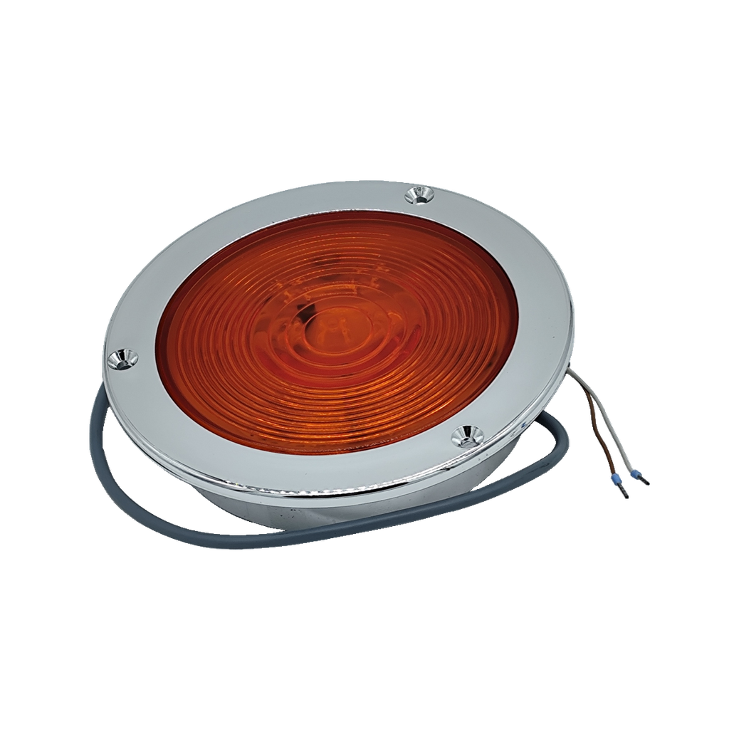 LED TRAFFIC LIGHT D112 ORANGE 24VDC