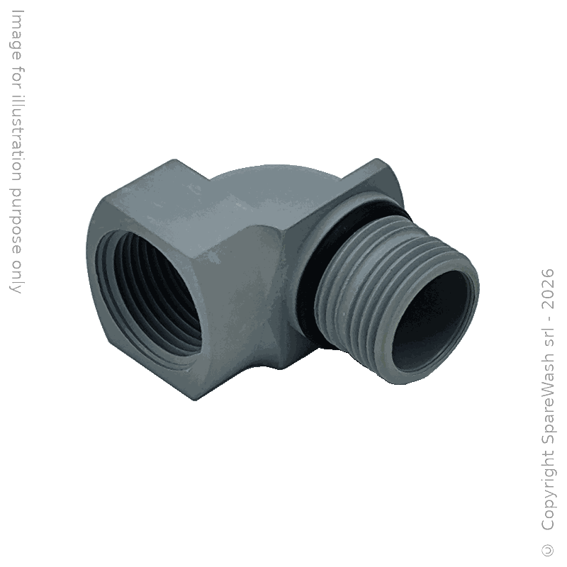 FITTING 90° M20X1,5 M-F POLYAMIDE