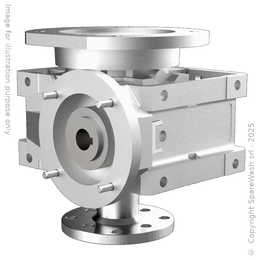 [20100087] WORM GEARBOX BONFIGLIOLI W 63UFC I:12 P80B14 CUSTOM MADE SHAFT