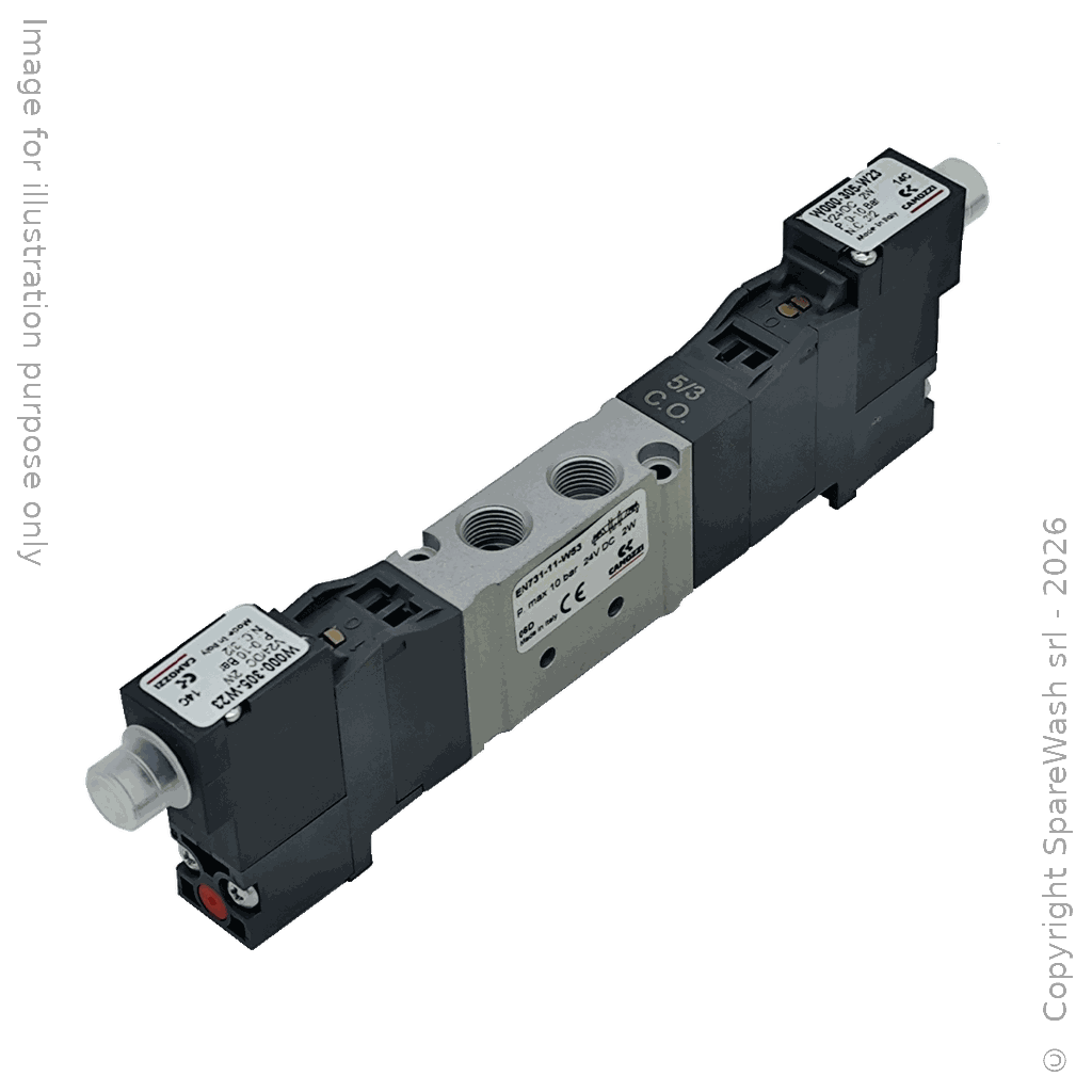 [70100365] ELETTROVALVOLA PNEUMATICA MODULARE BISTABILE 5/3 G1/8 24VDC