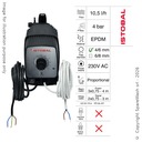 ELECTRIC DOSING PUMP HC101 10,5L/H 4BAR 230VAC EPDM