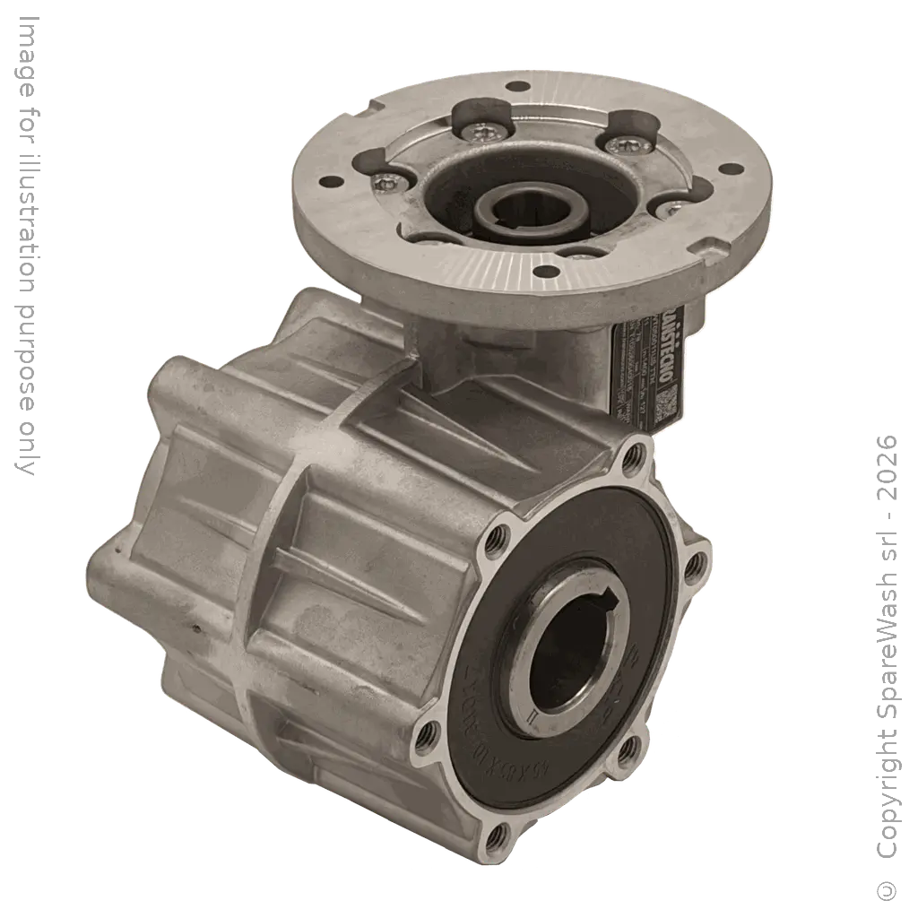 RIDUTTORE VITE SENZA FINE TRANSTECNO CWT 050 I:25 P80B14 ALBERO CAVO D30