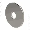 [90400438] RONDELLE LARGE D8X24X2 ACIER INOXYDABLE