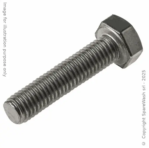 [90400568] SECHSKANTSCHRAUBE M8X35 ELDELSTAHL