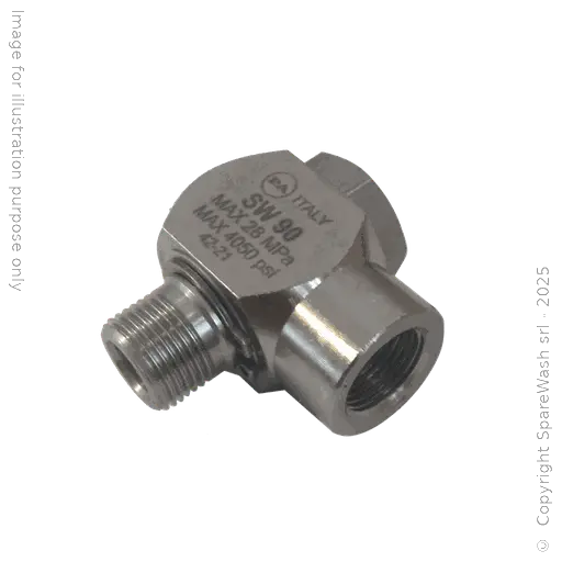 [61400078] GIUNTO GIREVOLE 90° G3/8M - G3/8F