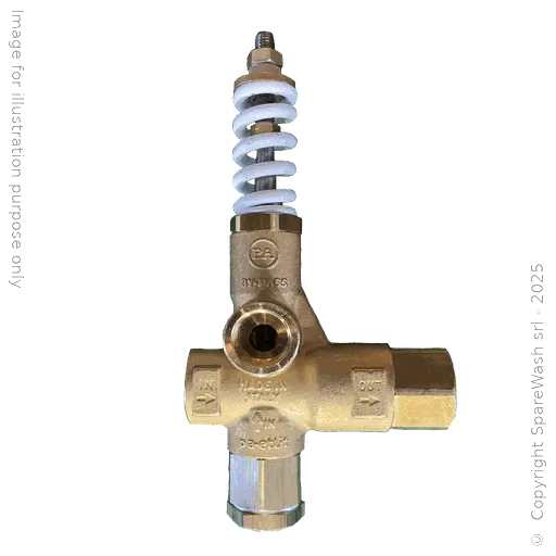 [61100039] VALVOLA BY-PASS 180BAR 80L/M G1/2 VB 85 RV/180