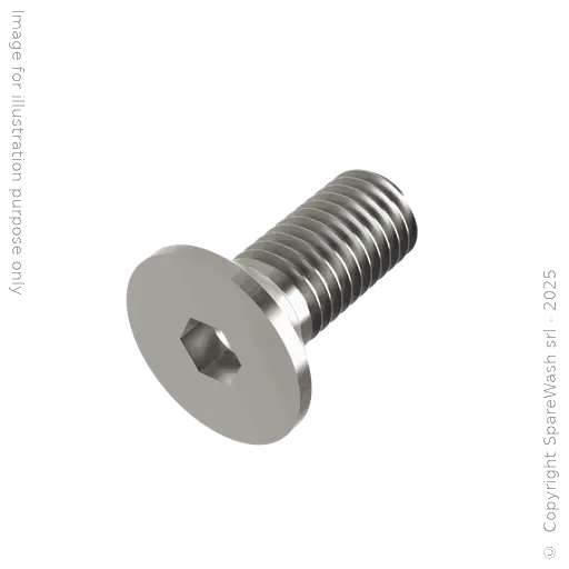 [90400766] VIS À SIX PANS CREUX À TÊTE FRAISÉE M8X25 ACIER INOXYDABLE