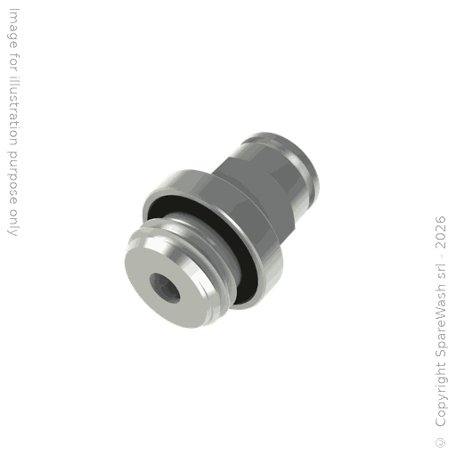 [70500417] STRAIGHT FITTING G1/4 HOSE D6