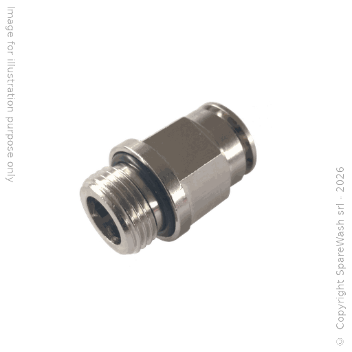 [70500462] RACOR RECTO G3/8 LATIGUILLO D12