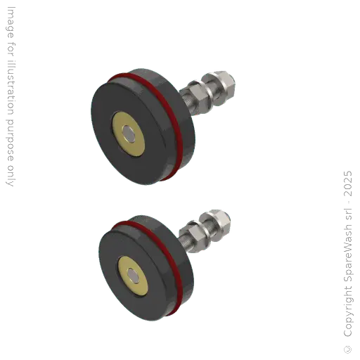 [30300033] GRUPPO RUOTE SPAZZOLA ORIZZONTALE