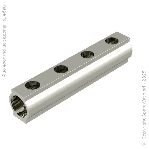 [60900050] MANIFOLD BRASS - INLET 2XG1 - OUTLET 4XG1/2