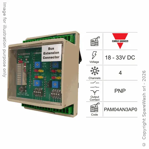 [10400326] AMPLIFICATORE FOTOCELLULA 4 CANALI 24VDC PNP