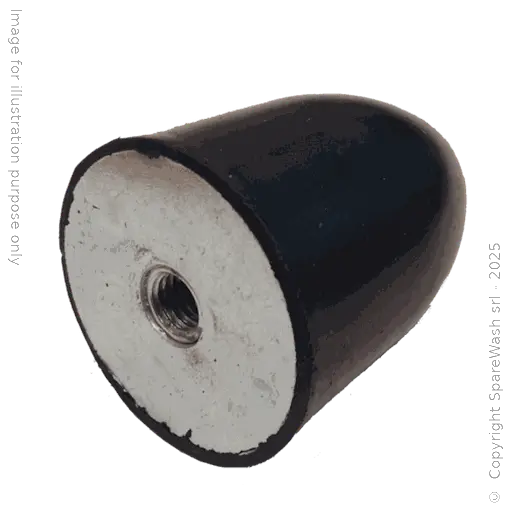 [90300080] GUMMIPUFFER KONISCH. D50X63 GEWINDE M10X12