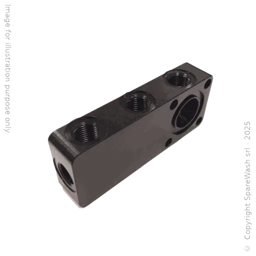 [60900081] COLLETTORE PER ELETTROVALVOLA MODULARE POM - USCITA 4XG1/4
