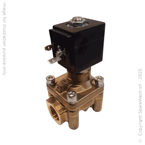 [60400031] HIGH PRESSURE SOLENOID VALVE 2/2 G1/2 24VDC PBT NC 100BAR
