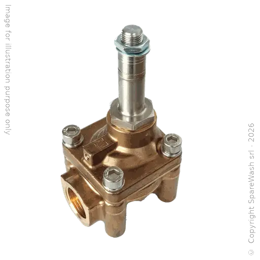 [60400048] ELETTROVALVOLA ALTA PRESSIONE 2/2 G1/2 PBT NC 100BAR